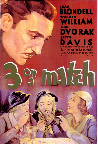ThreeOnAMatch poster essential pre-code list