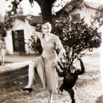 Joan Blondell adorable monkey