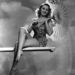 Joan Blondell diving board