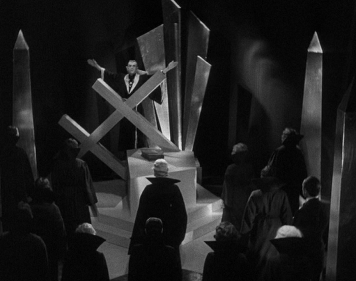 That's a pretty sweet Satan altar, for the record. 