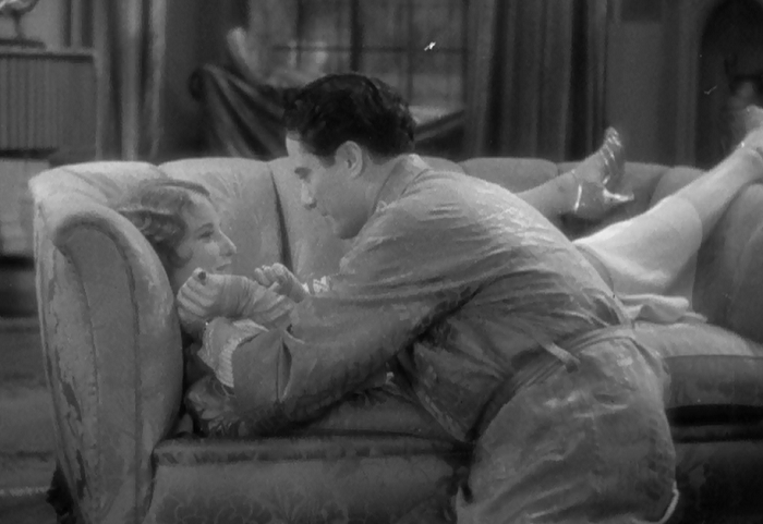 Scandalous canoodling! 