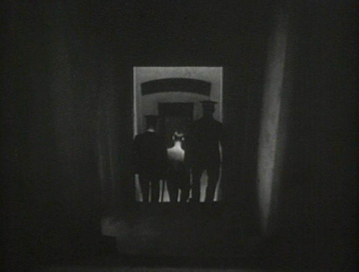 Here's Morgan being led to the dungeon. Most of the scenes set in the prison are either cramped tight or wide open, with guards looming over the proceedings.