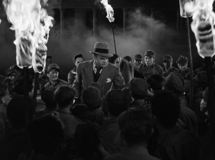 "Shouldn't you guys be over hanging with Karloff?"