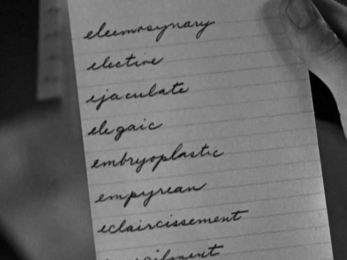 Almost did a spit take on word #4. 