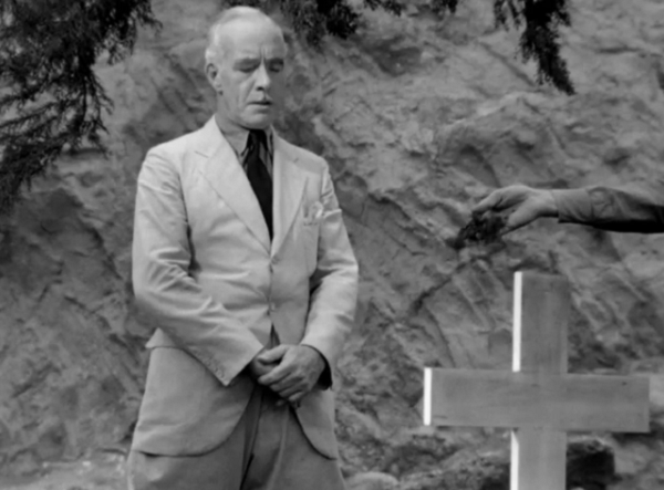 This is a particularly great shot I wanted to call attention to. The cross in the foreground and the off screen hand give this moment such an eerie sense of nobility. Though nothing is stated in direct reverence to Christianity, this funeral scene firmly establishes it as one of the great virtues of the white man.