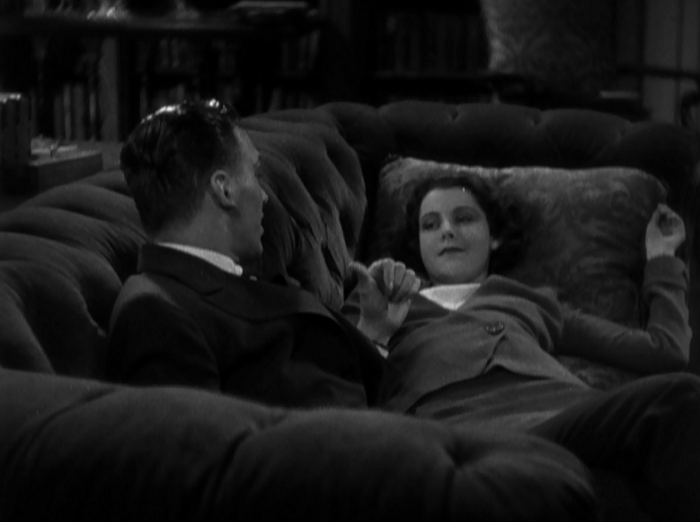 In this scene our charming hero warns that she had better surrender soon or "You'll have to marry me to make an honest man."