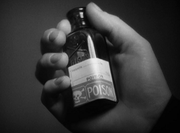 I like how there's nothing else on the bottle. It's just the generic brand of poison. 