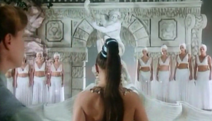 Fedora prepares to display her grandiose ego.