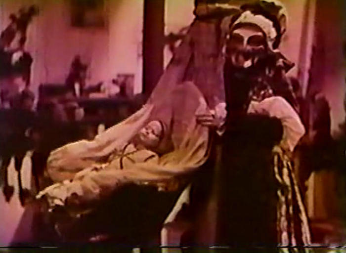 Oh yeah, creepy witch dolls mocking you, always a fun time for the family. 