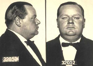 Roscoe Fatty Arbuckle mugshot