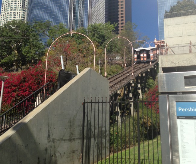 The Angel's Flight from the bus tour.