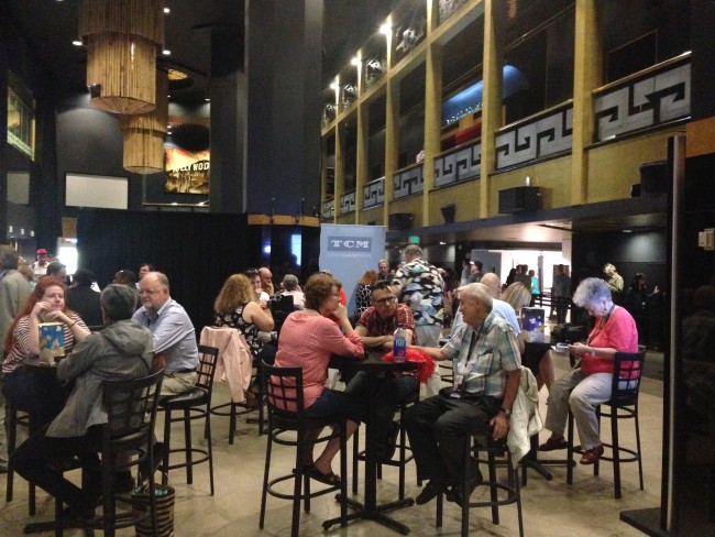 The space at the Chinese Multiplex for people to relax before diving in for more goddamned popcorn.