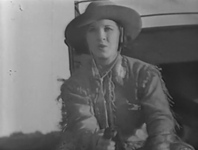 Ruth spends the second half of the film dressed identically to Wally, which I guess is one way to get your jollies in the old west. 