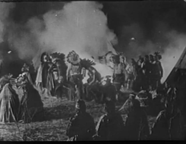 Also on the docket: another portrayal of Native Americans where they mostly 'yip' and run around in circles shouting menacingly. 