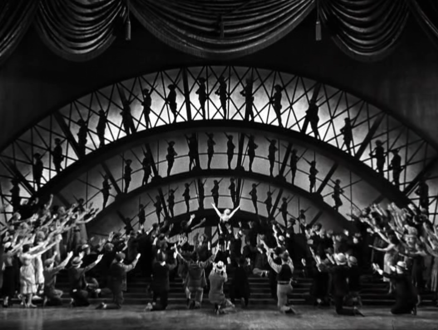 Gold Diggers of 1933 (1933) Review, with Joan Blondell, Warren William, Ruby Keeler, Dick Powell, Guy Kibbee, and Aline MacMahon