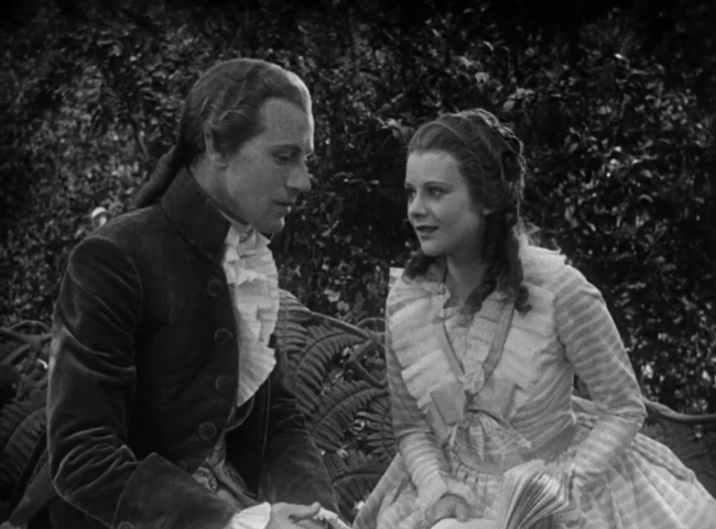 "I forget-- are people allowed to kiss in public in the 18th century?"
