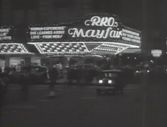 This RKO feature features a cameo of an RKO theater! The Mayfair was a flagship theater in New York, but is now abandoned.