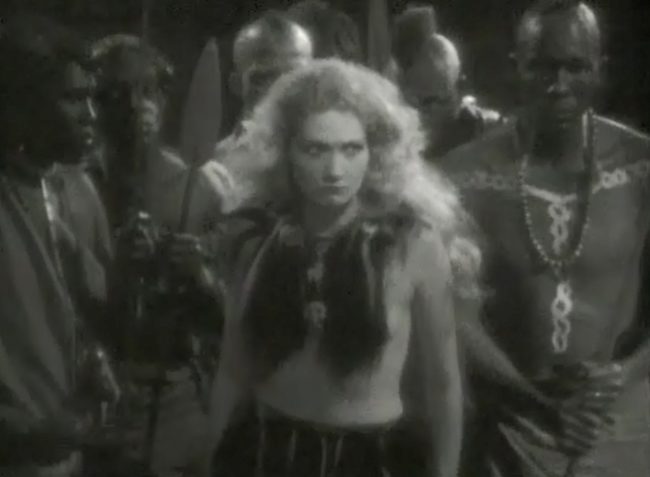 Who knew African tribes were so adept at spirit gum?